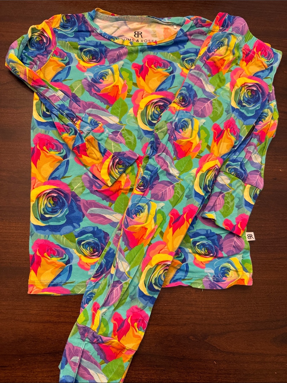 Bums & Roses Kaleidoscope Roses- 2pc pajama set